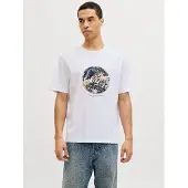 Jack & Jones Shirt 'JJHonolulu' donkerblauw / lichtgroen / lichtoranje / wit