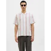 Jack & Jones Overhemd magenta / oudroze / wit