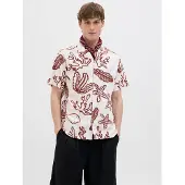 Jack & Jones Overhemd karmijnrood / wit
