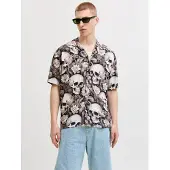Jack & Jones Overhemd beige / zwart