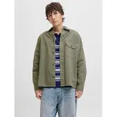 Jack & Jones Overhemd 'JJEDover' donkergroen