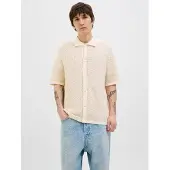 Jack & Jones Gebreid vest 'JORAlmeria' beige