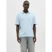 Jack & jones Shirt 'JORNORREBRO' lichtblauw / wit