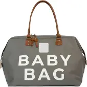 Bagmori Luiertas bruin / grijs / wit
