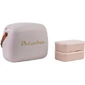 Polarbox Mini Koelbox / Coolerbag met 2 Lunchboxen - Pearl-Gold - 6 Liter