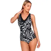 Teleno Dames Badpak V-Hals TEGB0356C