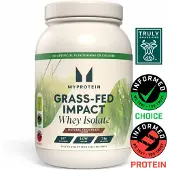 Myprotein Impact Whey Isolate - 1KG - 33servings - Natural Chocolate (Grass-Fed)