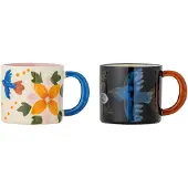 Bloomingville Maricala Cup 2-pack - Koffiekopjes Steengoed Multi - 82063234