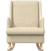 vidaXL Schommelstoel Crème 62 x 80 x 85 cm Stof