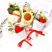MaxPower Mini vrucht en bloem als geschenk, Kleine rode bloem