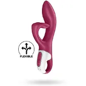 Satisfyer Embrace Me - oplaadbare, met clitorisstimulator uitgeruste vibrator (rood)