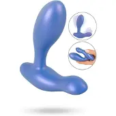 Sweet Smile Smile - vibrerende buttplug - siliconen - blauw