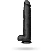 BUTTR - realistische dildo groot - 43 cm - zwart