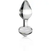 Icicles No. 44 - glazen anaalplug - conisch - transparant
