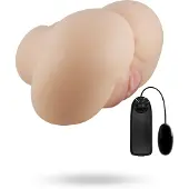 Vuxen Luna Vibrating Realistic Masturbator Vagina And Anus