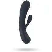 You2Toys - Oh! Rabbit vibrator met clitorisstimulator (zwart)