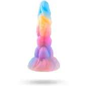 NMC 8 INCH SILICONE MONSTER DILDO GLOW IN THE DARK