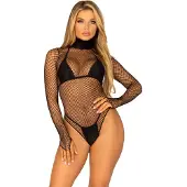 Leg avenue - Turtleneck Fishnet Teddy
