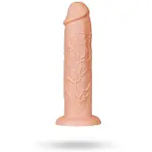 Lovetoy Dildo 28 cm Vaalea imukupilla