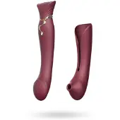 Zalo Queen - luchtdruk G-spot- en clitorisvibrator (rood)