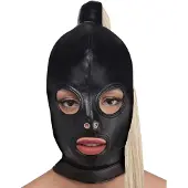 Strict - Bondage Hood met Blonde Paardenstaart