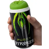 Vuxen - Masturbator in Energy Drink Blikje - Neon Groen