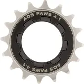 ACS Freewheel BMX 17t 3/32 ACS Paws 4.1 BSA nikkel zwart