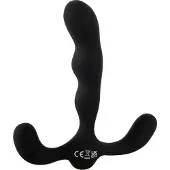 ANOS Flexibele Prostaat Stimulatie met 3 Motors Vibrator Zwart