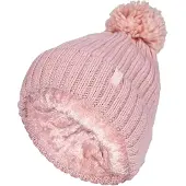 Heat Holder - Thermische Pom Pom Bobble-hoed voor dames - Koraal