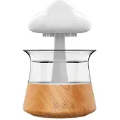Jojomino Paddestoel Luchtbevochtiger Regenwolk Nachtlampje Geurverdeler Relax Aromatherapie Lamp Geluiden Diffuser