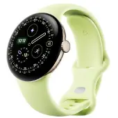 Google Pixel Watch 4 41 mm Bluetooth/Wi‑Fi – Champagne‑goud / Lemongrass