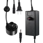 Melitt Mist Maker Fogger Fontein Mist Luchtbevochtiger Haloween Zwart US Plug