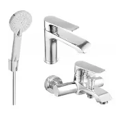 Mexen Pecos R40 badkuipset, chroom - 72703R40-00