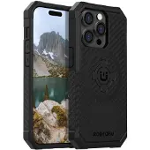 Rokform - iPhone 14 Pro-hoesje Robuuste serie Dubbele magneet + MagSafe-compatibele iPhone-hoes met RokLock Twist Lock Magnetisch beschermend Apple G
