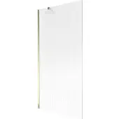 Mexen Next badwand scherm 1-delig 90 x 150 , strepen, goud - 895-090-000-00-09-50