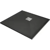 Mexen Stone+ composiet kwadrante douchebak 90 x 90 , antraciet - 44719090