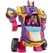 Marvel IRON MAN EN ZIJN GEWELDIGE VRIENDEN Ironheart 2-in-1 mechapak en voertuigactiefiguur en speelgoedvoertuigset Superheldenspeelgoed vanaf 3 jaar