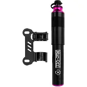 Muc-Off AirMach Mini Pomp - Fietspomp - Minipomp voor onderweg - Aluminium - Zwart - Geschikt voor Presta en Schrader ventielen