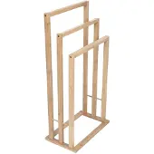 Mexen Bamboo staande handdoekhouder, natuurlijke bamboe - 701342-00