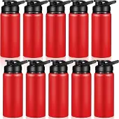 Semoic 10 stuks waterfles 600ml herbruikbare flessen Snap