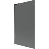 Mexen Next L badwand 1-delig 100 x 150 , grafiet, zwart - 895-100-000-03-40-70