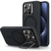 ESR voor iPhone 15 Pro-hoesje, MagSafe-siliconenhoesje met standaard, bescherming van militaire kwaliteit, ingebouwde camerastandaard,