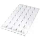 Silikomart Professional Micro Love 5 silicone bakvorm hart wit
