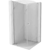 Mexen Mist douchecabine halfrond scharnierend 90 x 90 , transparant, chroom - 8A31-090-090-01-00
