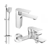 Mexen Alexa DQ62 badset, chroom - 71203DQ62-00