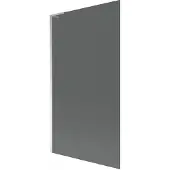 Mexen Next L badscherm 1-vleugelig 100 x 150 , grafiet, chroom - 895-100-000-03-40-01
