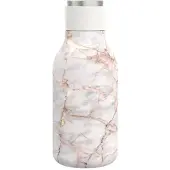 Asobu Urban Ge soleerde en dubbelwandige roestvrijstalen fles 16 ounce marmer