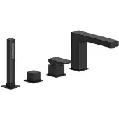 Mexen Cube badkraan, zwart - 72932-70