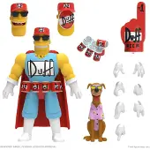 Super7 Ultimates The Simpsons Duffman - 7" The Simpsons Action Figure met accessoires Klassieke tv-show verzamelobjecten en retro speelgoed