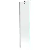 Mexen Next badwand scherm 1-delig 50 x 150 , transparant, kanonmetaal - 895-050-000-00-00-95